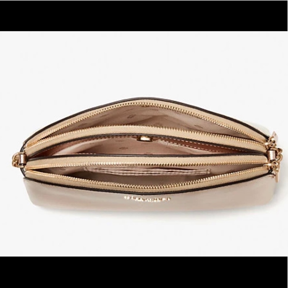 2X “HOST PICK” Kate Spade Metallic Double Zip Crossbody - Picture 4 of 6